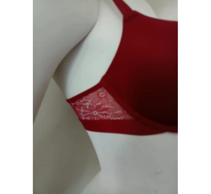 Dámská podprsenka UW0UW01185 bordová - Tommy Hilfiger