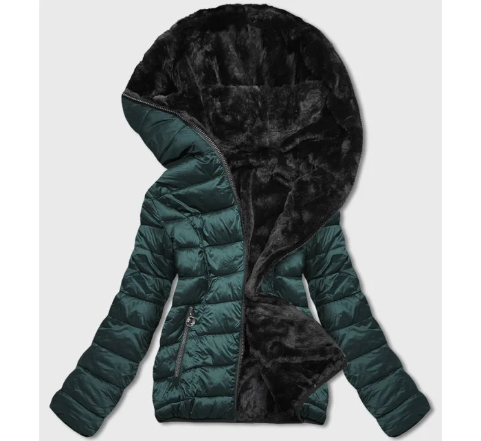 DWUSTRONNA KURTKA DAMSKA ZIELONA model 21244158 - S'WEST