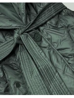 Pikowana kamizelka z paskiem Goodlookin khaki (B8603-11)