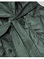 Pikowana kamizelka z paskiem Goodlookin khaki model 22037910 - S'WEST Pikowana kamizelka z paskiem Goodlookin khaki model 22037910 - S'WEST