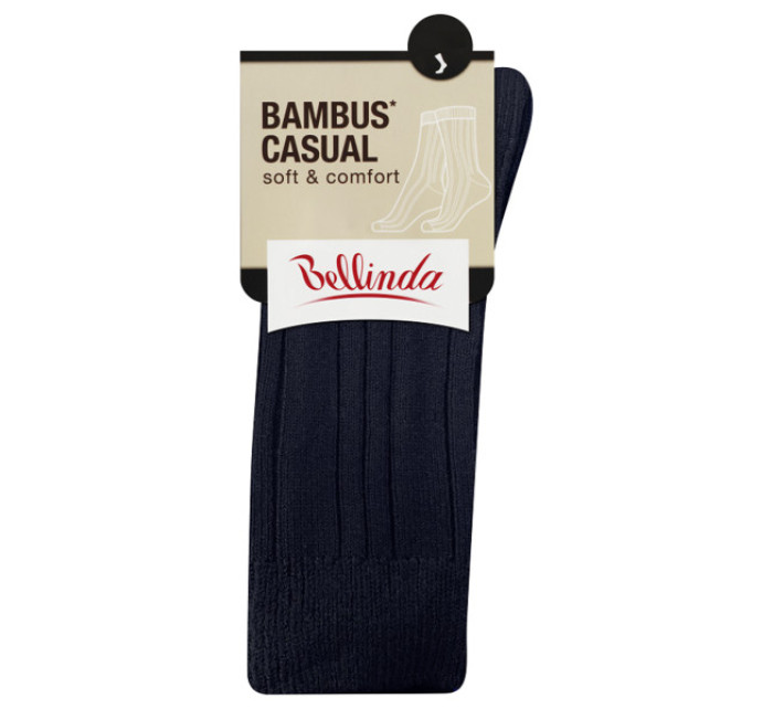 Zimní bambusové ponožky BAMBUS CASUAL UNISEX SOCKS - BELLINDA - černá