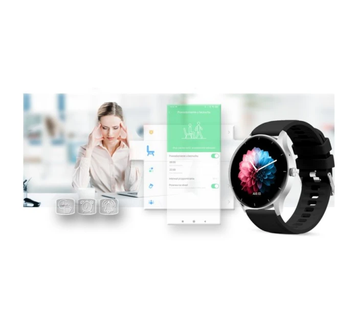 Chytré hodinky model 21805003 - Gravity