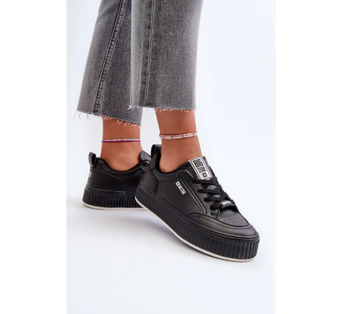 Dámské tenisky na platformě Big Star NN274255 černé Dámské tenisky na platformě Big Star NN274255 černé