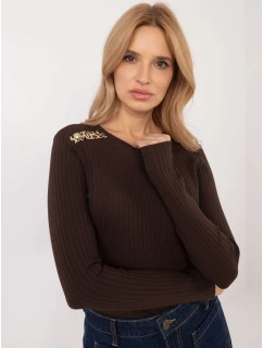 Bluzka RV BZ A model 20609024 ciemny brązowy - FPrice