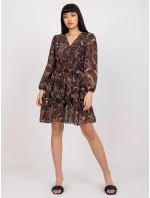 Šaty TW SK BI 0928 6.43 tmavě hnědá Šaty TW SK BI 0928 6.43 tmavě hnědá