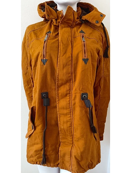 Pánská zimní bunda hořčicová model 21758980 - B2B Professional Sports