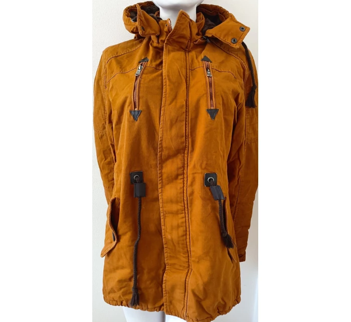 Pánská zimní bunda Z-6682 hořčicová - Rosso