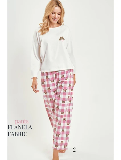 3441 DÁMSKÉ DLOUHÉ PYŽAMO ASTRID S-XL