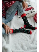 Pánské vánoční ponožky Sob na lyžích 1290.031