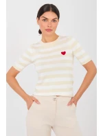 Svetr s krátkým rukávem  model 224317 Factory Price