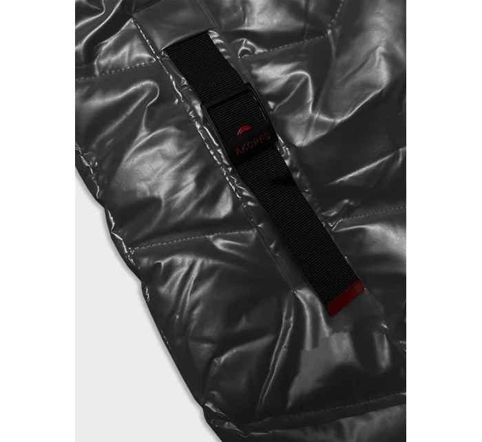 dámská vypasovaná zimní bunda v grafitové barvě Line model 21247537 - ROSSE LINE