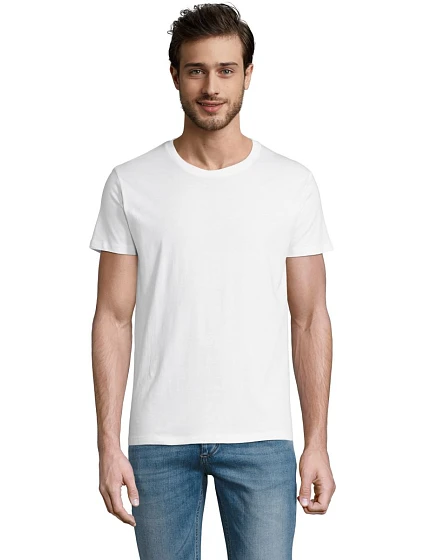 185 Men tričko pro potisk z bio 10 ks white model 22458277 - RTP