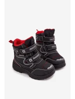 Zateplené Dětské Sněhule Trapery Big Star OO374048 Tmavě modré Zateplené Dětské Sněhule Trapery Big Star OO374048 Tmavě modré