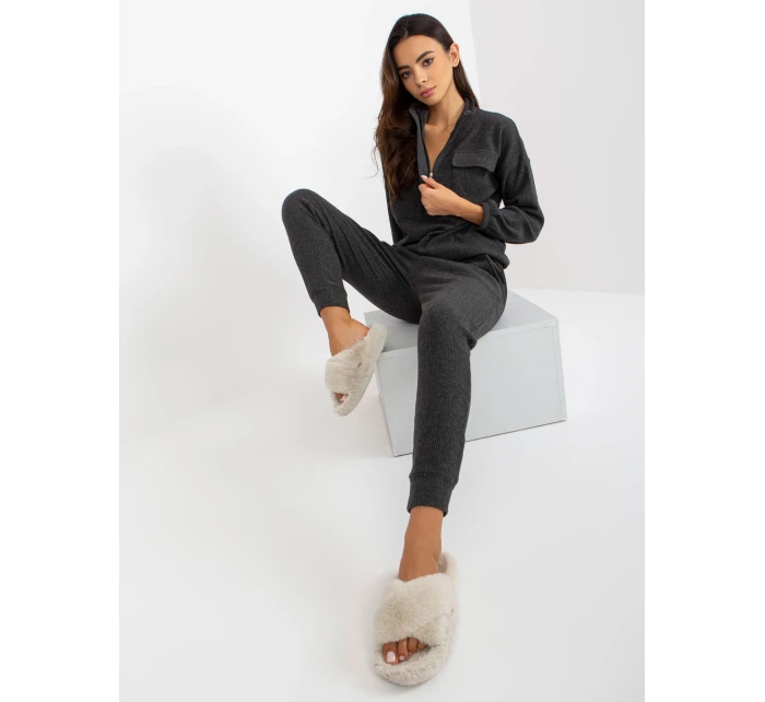 Pyžamo BR PI 9124 tmavě šedé