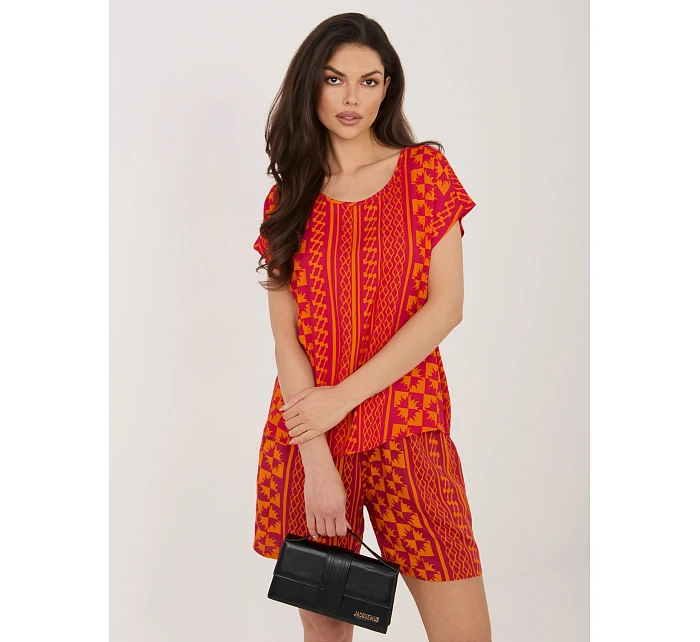 Bluzka model 22076809 pomarańczowy - FPrice Bluzka model 22076809 pomarańczowy - FPrice