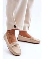 Dámské klasické semišové mokasíny béžové Corinell Dámské klasické semišové mokasíny béžové Corinell