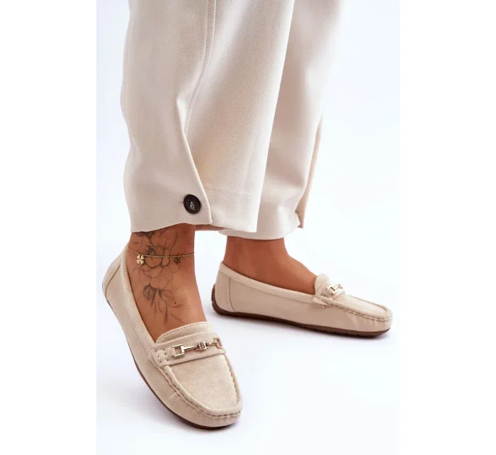 Dámské klasické semišové mokasíny béžové Corinell Dámské klasické semišové mokasíny béžové Corinell