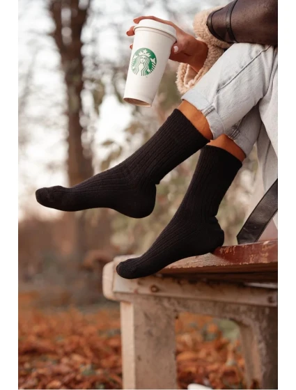 Dámské vlněné ponožky – černé Dámské vlněné ponožky – černé
