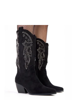 Kozačky na podpatku  model 218345 Solea