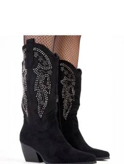 Kozačky na podpatku  model 218345 Solea