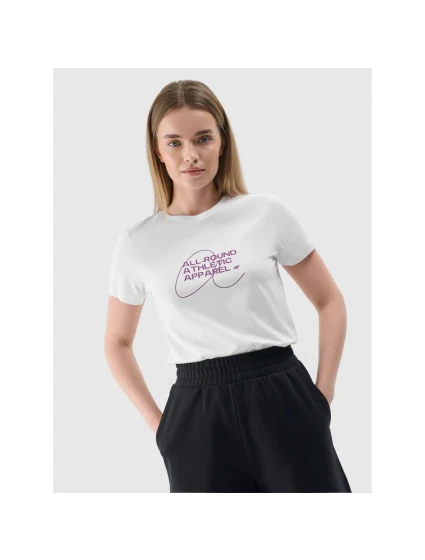 Dámské tričko s potiskem 4F 4FRSS24TTSHF2499-10S Dámské tričko s potiskem 4F 4FRSS24TTSHF2499-10S