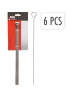 ŠPEJLE NA ŠPÍZY 6KS DÉLKA 35,5CM NEREZOVÁ OCEL