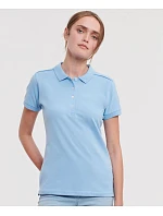 Dámské elastické piqué polo 10. burgundy model 22473827 - Russell Athletic Dámské elastické piqué polo 10. burgundy model 22473827 - Russell Athletic