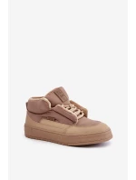 Dámské Sněhule Big Star model 21676092 Béžové - Big Star Shoes Dámské Sněhule Big Star model 21676092 Béžové - Big Star Shoes