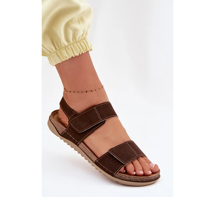 Dámské sandály Inblu AA000070 Hnědé