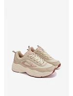 Dámské tenisky na platformě béžové model 22556787 - Fila Dámské tenisky na platformě béžové model 22556787 - Fila
