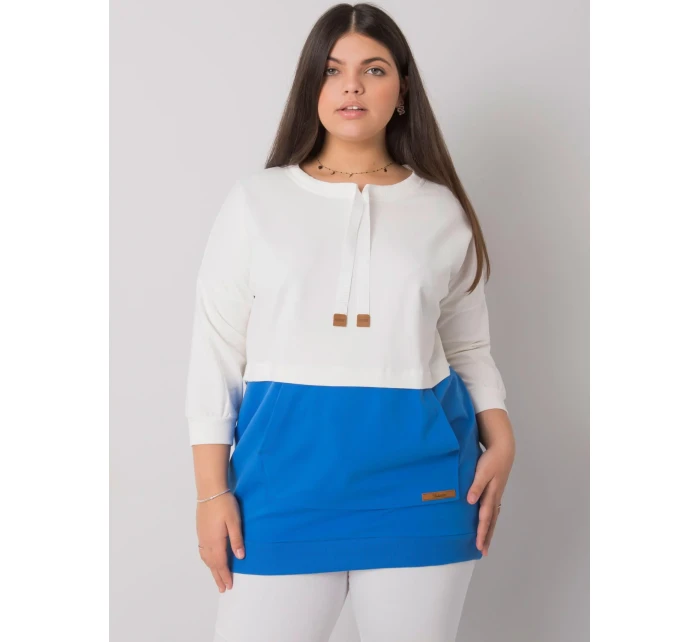 Mikina RV BL 6845.51P bílá a modrá