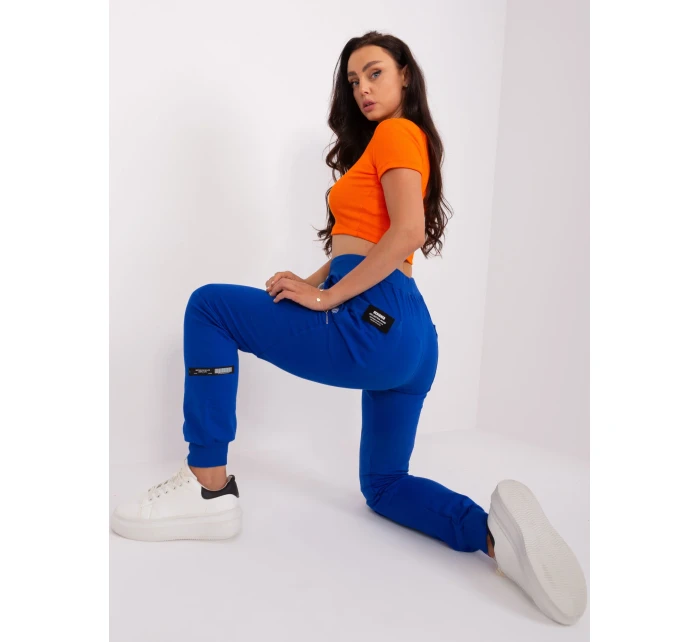 Spodnie dresowe RV DR model 18843582 kobaltowy - FPrice Spodnie dresowe RV DR model 18843582 kobaltowy - FPrice