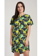 Dámská noční košile s krátkým rukávem model 19778257 - Vienetta Dámská noční košile s krátkým rukávem model 19778257 - Vienetta