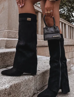 Kozačky na podpatku  model 223003 Step in style