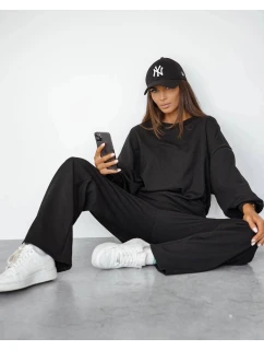 Černý dámský komplet s  mikina a kalhoty model 21470472 - Moon