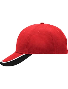 Daiber MB 49 Kšiltovka s tříbarevným kšiltem 03.0049 red/white/black