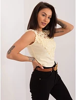 T shirt PM TS model 22400587 jasny żółty - FPrice