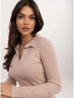 Šaty RV SK model 20619127 béžové - FPrice Šaty RV SK model 20619127 béžové - FPrice