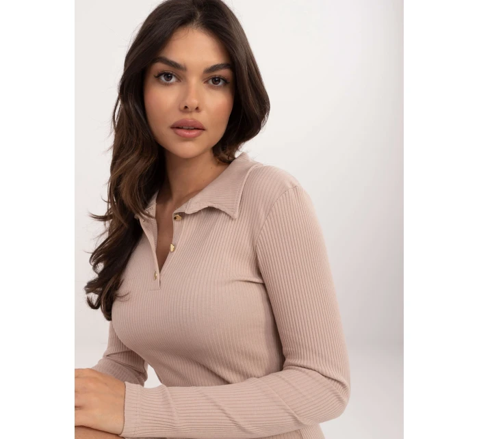 Šaty RV SK model 20619127 béžové - FPrice Šaty RV SK model 20619127 béžové - FPrice