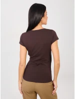 T shirt RV TS model 21893133 ciemny brązowy - FPrice