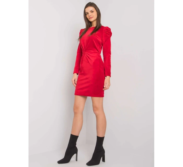 WN SK H614 šaty.34X červená