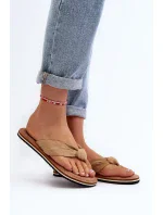 Dámské žabky Big Star Béžová Dámské žabky Big Star Béžová