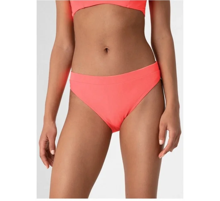 Dámský spodní díl plavek H4L21-KOS002D 63S Neon korálová - 4F Dámský spodní díl plavek H4L21-KOS002D 63S Neon korálová - 4F
