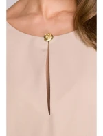 Dámské šaty model 21292983 Béžová - STYLOVE