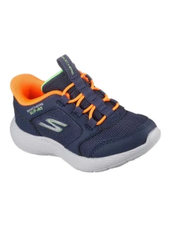 Skechers Slip-ins Dyna-Lite - Turbo-Brisk Buddies 403904N-NVOR NVY-ORNG