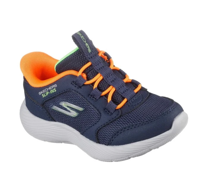 Skechers Slip-ins Dyna-Lite - Turbo-Brisk Buddies 403904N-NVOR NVY-ORNG
