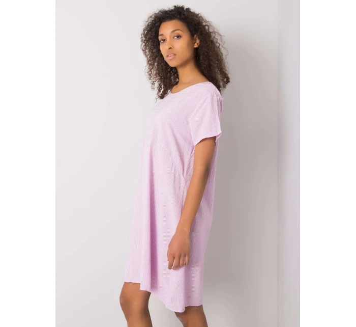 Šaty DHJ SK 20277.29P světle fialové