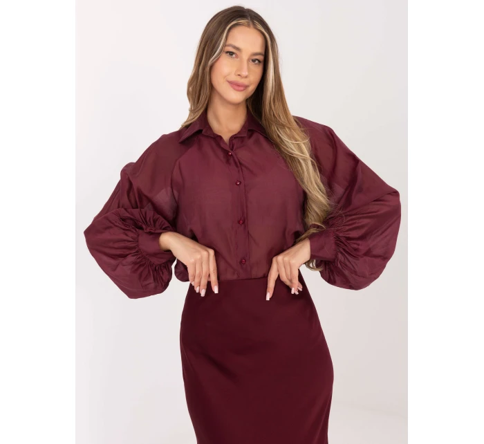 IT košile KS 28979.63 bordó IT košile KS 28979.63 bordó