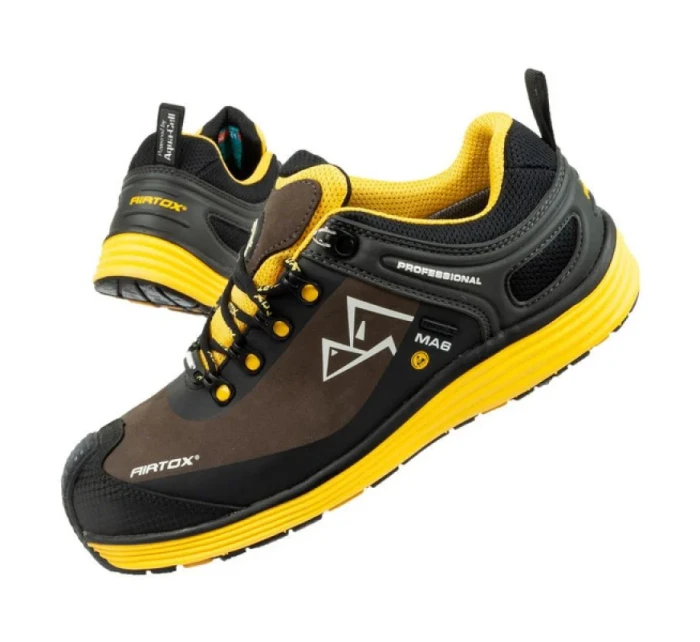 Pracovní obuv unisex MA6S3CA černo-žluté - Airtox