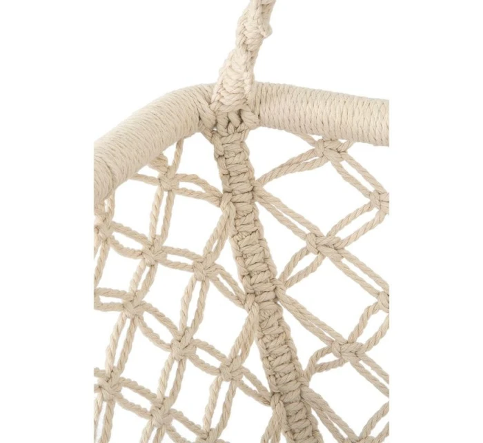 Závěsné křeslo Čapí hnízdo 78x64CM ECRU